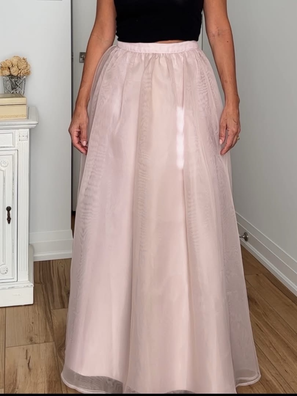 Lauren Conrad Organza Maxi Skirt